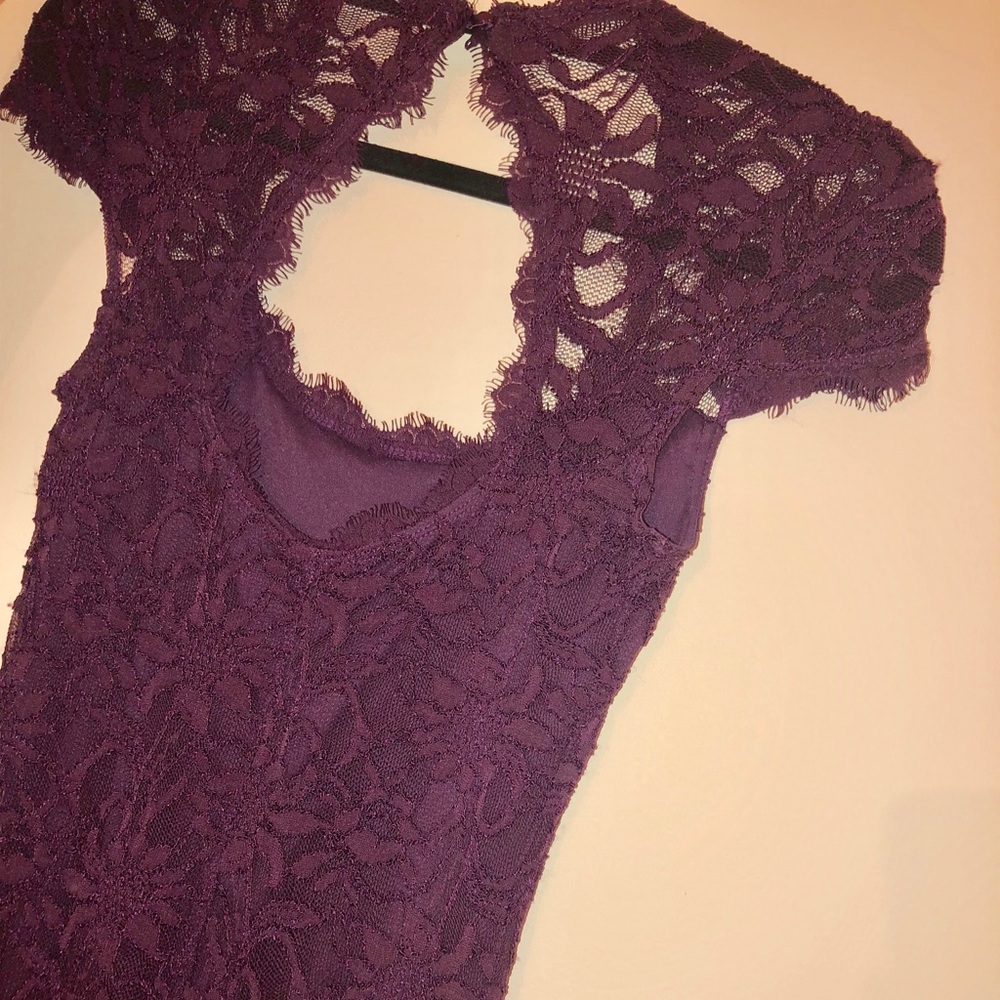 Women’s Purple Lace Dress